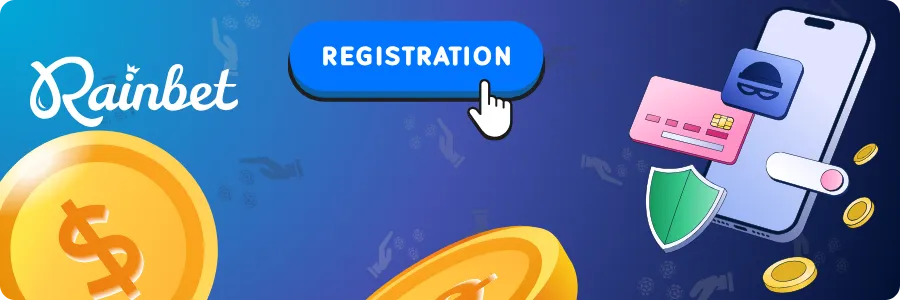 Rainbet Πώς να δημιουργήσετε λογαριασμό